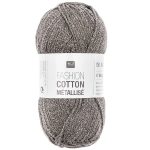 Fashion Cotton Métallisé dk Steel Grey