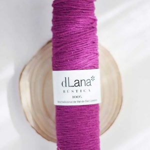 Canilla Lana Rústica Colores Vivos V7 Buganvilla