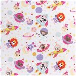 TELA TIERE IM WELTALL ROSA