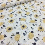 Tela blanca de ovejas