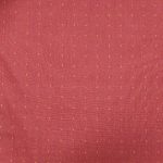 Tela con puntos mostaza fondo teja