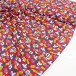 Tela roja de Mickey Mouse