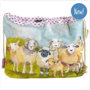 Bolsa saco ovejas de fieltro