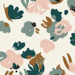 Tela posie-green-viscose-dobby