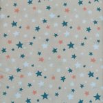 tela de estrellas con fondo beig